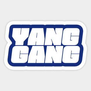 YangGang: Andrew Yang for 2020 President Sticker